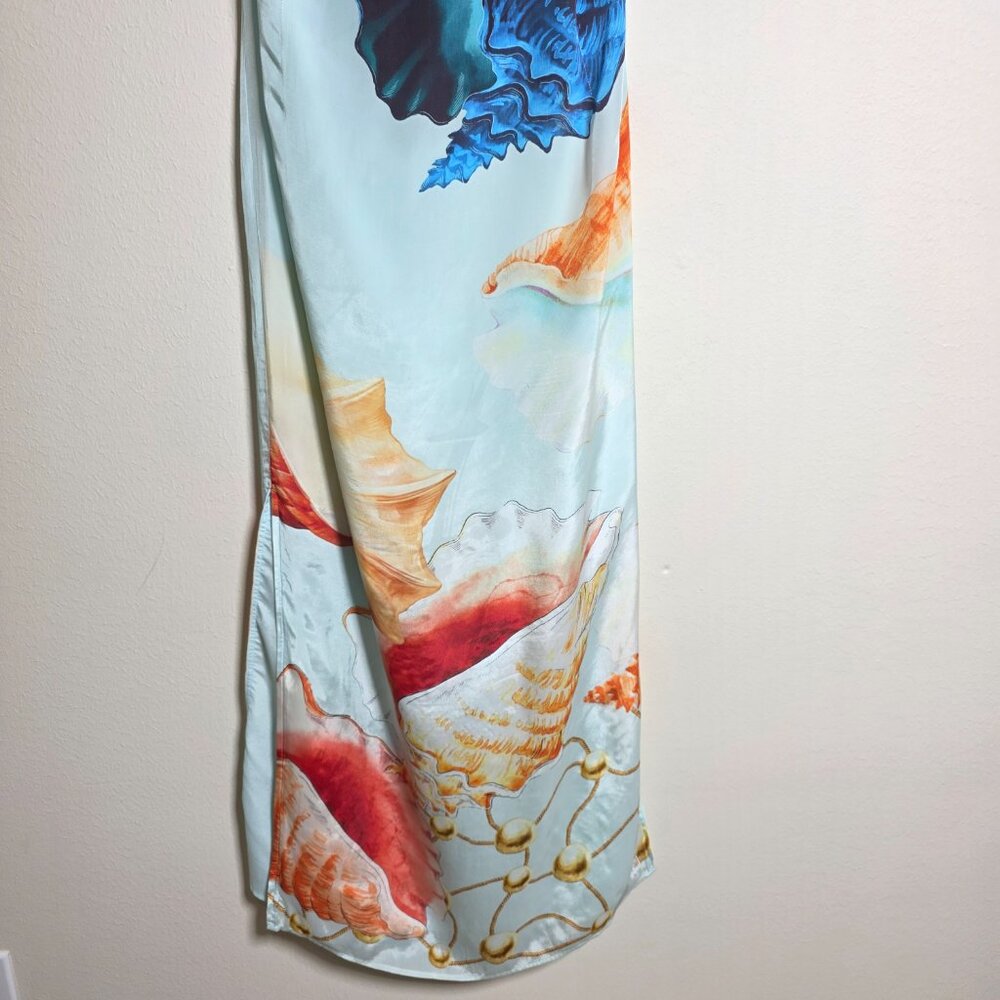 MUMA WORLD Murex Mist Vega Silk Dress Size Large - Picture 8 of 10
